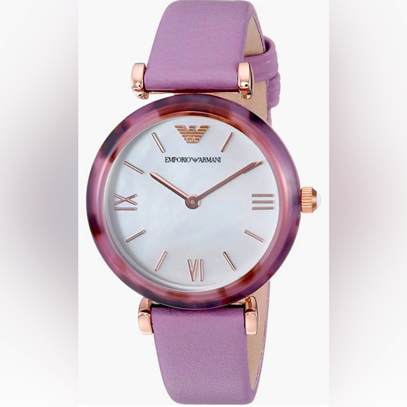 Emporio Armani Women's Gianni T-Bar Stainless Steel Analog-Quartz Watch AR11003